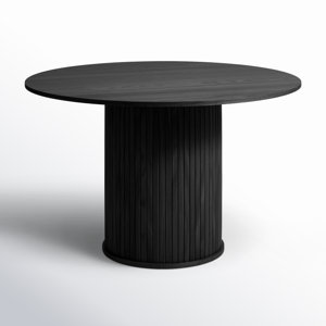 Black Pedestal Kitchen & Dining Tables You'll Love | Wayfair